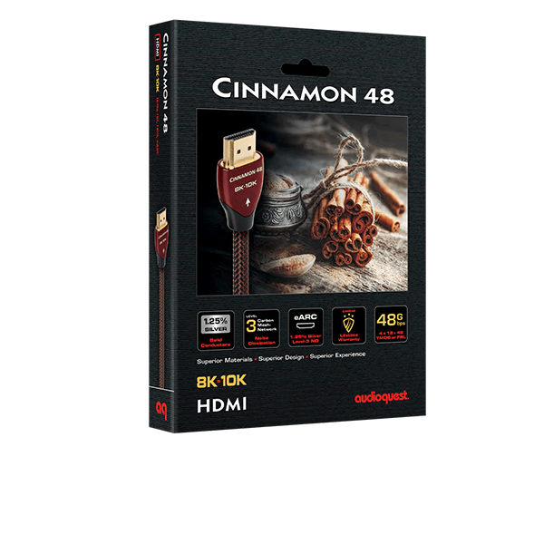 AudioQuest Cinnamon 48 48Gbps Ultra High Speed HDMI Cable