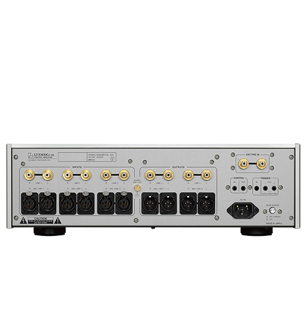 Luxman C-10X back