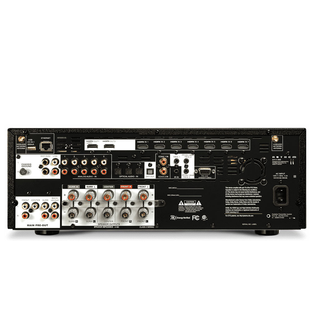 Anthem MRX 540 8K back