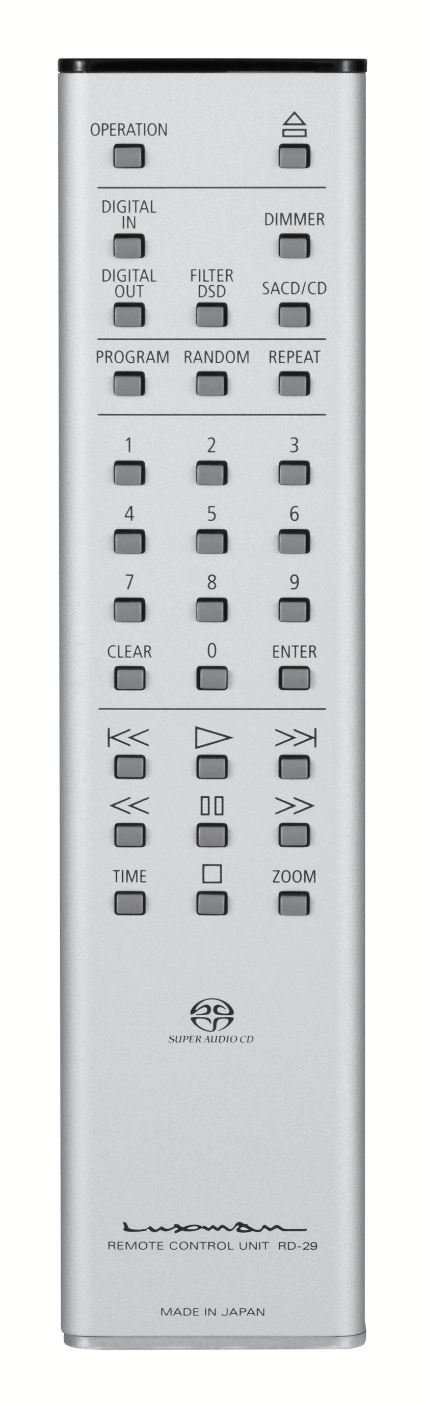 Luxman D-10X remote