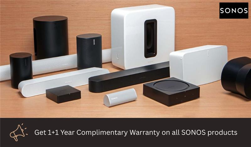 Big News: SONOS Now Offers 1+1 Year Complimentary Warranty