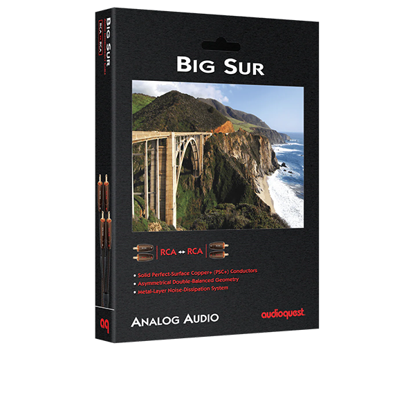 AudioQuest Big Sur 2-Male RCA Audio Interconnect Cables