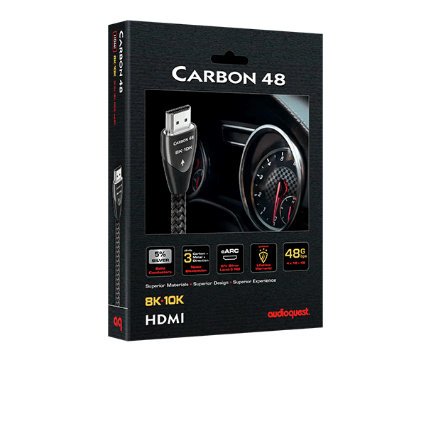 AudioQuest Carbon 48 48Gbps Ultra High Speed HDMI Cable 