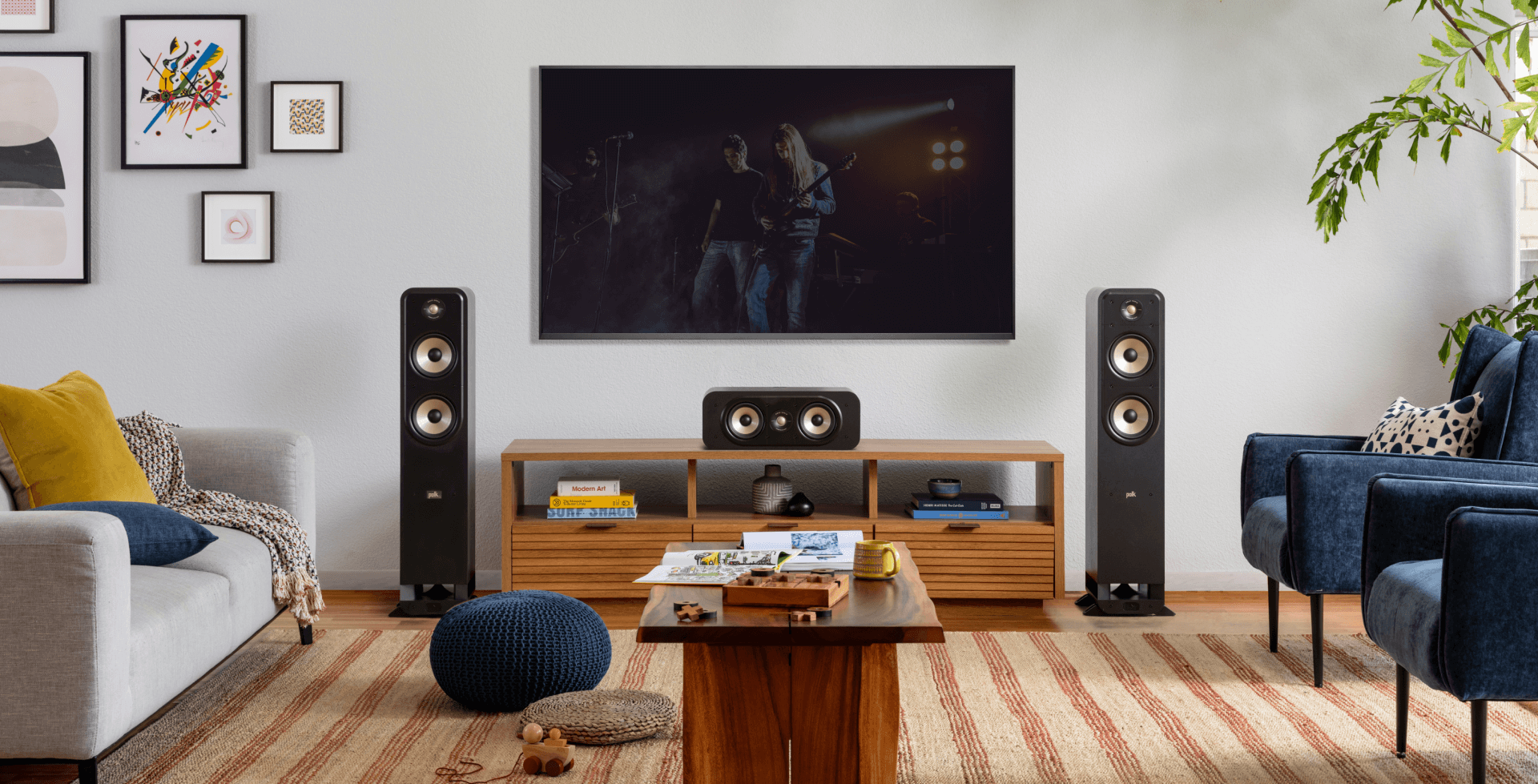 Enceinte Colonne Polk Signature Elite ES55 – Audio Haute Résolution Hi-Res – Compatible Dolby Atmos Et DTS:X – Noir (par Pièce)