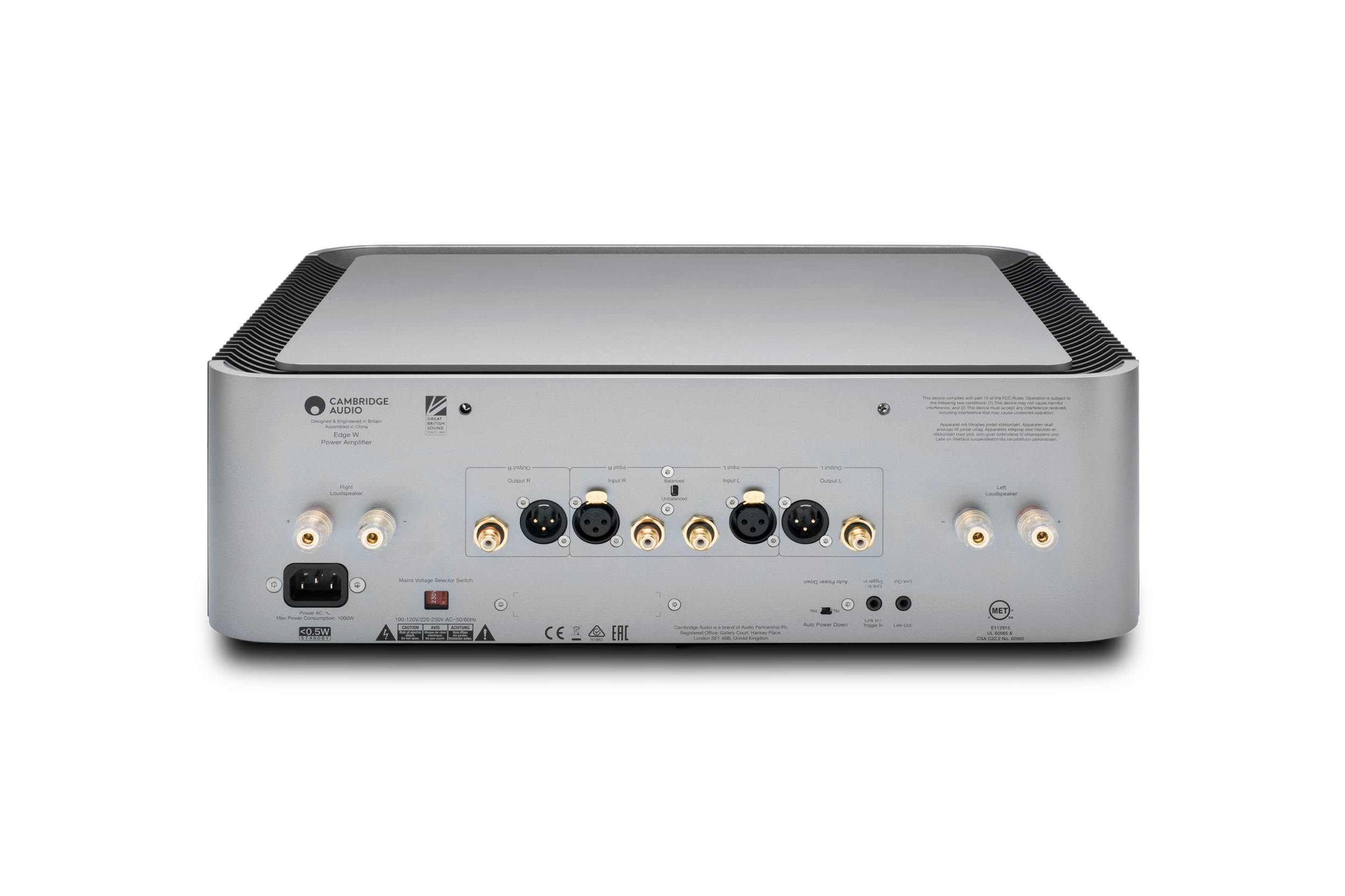 Cambridge Audio Edge W back