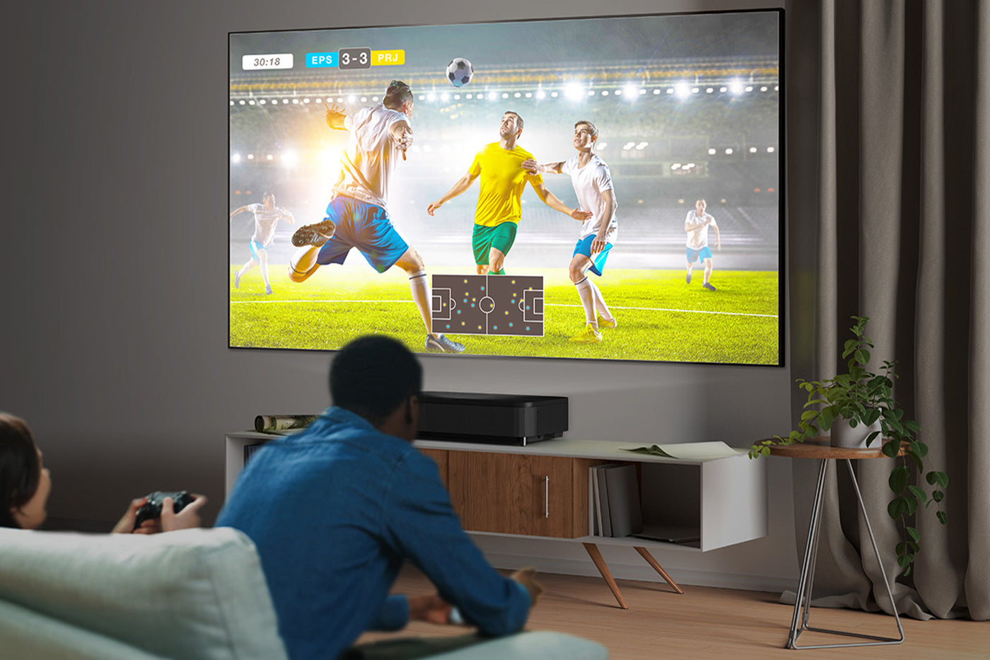 【美品】EPSON EH-LS800B Epson EH-LS800B Super Ultra Short Throw Android Smart TV Laser